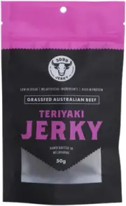 Jerky and Co 3099 Grassfed Australian Beef Terriyaki Jerky 50 G