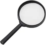 Magnifier Portable Mini Pocket Magnifying Glass Handheld Magnifier 3X Magnifying Loupe Reading Glass Lens for Book Reading Coins 60mm Interesting