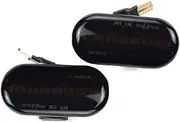 Dynamic Side Marker Turn Signal Lights For Dacia Duster Dokker Lodgy Renault Megane 1 Clio1 2 KANGOO ESPACE Smart Fortwo 453(Dynamic Smoked Type)