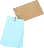 TOGEVAL Pcs Blank Flashcards Portable Note Cards Memo Cards Smooth Paper Surface for DIY Crafts Vocabulary Learning