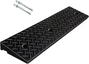 Rubber Threshold Ramp for Doorways,Wheelchair Threshold Ramp with Non-Skid and Anti-Slip Surface,Rubber Threshold Ramp for Scooter Shed Ramp, Motorcycle Ramp,Size : 100x25x5cm