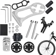 Bicycles Computer Mount - Aluminum Alloy Sturdy Handlebar Out Front Mount for Bikes,Lightweight Cycling Supplies, Multifunctional Bracket for GPS Computer, Bicycles Headlight