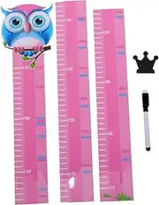 KOCKSHION 1Set Self Adhesive Height Chart Wall Decal Cartoon Animal Design Sticker for Bedroom Decor Easy to Remove Creative Wall Art for Rooms