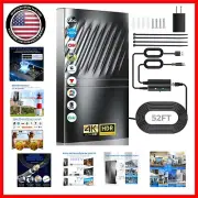 Revolutionary Indoor/Outdoor TV Antenna - 3000 Miles Range, USB Adapter Included