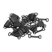 20pcs Sewing Hooks and Eyes Closure Set Black Bronze