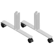 Stilford Professional Partition Screen Standing Feet White