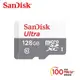 【SanDisk】 128G ULTRA MicroSD 100MB/S UHS-I C10 記憶卡