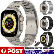 Titanium Metal Band Strap For Apple Watch Ultra 2 49mm Series 9/8/7/6 42/44/45mm