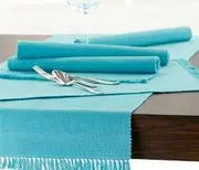 Cotton Ribbed Table Runner 45cm x 200cm