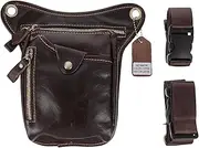 Retro Phone Bag Men Cycling Phone Bag Adjustable Straps Vintage Style Phone Pouch for Outdoor Activities