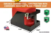 Gas Container Holder Locking Rack Trailer SUV Truck RV Portacontenedores De Gas