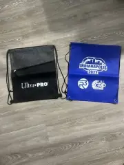 Pokémon Indianapolis (Indy) 2022 Drawstring Bag + Ultra Pro Black Drawstring Bag