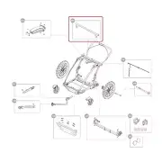 Thule Businesswomen BAR Zubehörleiste With Lamp Double for Thule Chariot Sports