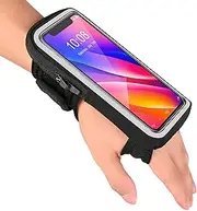 Running Phone Holder, arm Band for iPhone Pro Max Plus (16/15/14/13/12/11/X/XR), for Galaxy S24/S10, Water Resistant Sports Phone Holder Case Up to 7.0'' Phone with Adjustable Strap & Card Slot
