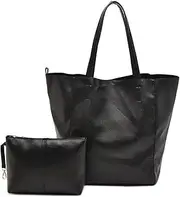 [Crysteon] Retro style new Large bag Women's Soft Leather large -Capacity Shoulder -handed tito bag for cross -Border wind Women's Bags;Oversized Leather Tote Bag