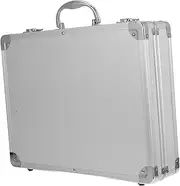 Outdoor Aluminium Alloy Storage Box Multi Functional Medicine Tool Case Portable Carrying Box with Reinforced Handle for Home Office and Travel