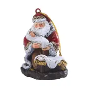 Christmas Hanging Ornaments Resin Hug Santa Figurines Mini Santa Pendant