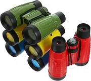 8Pcs Compact Binoculars with Compass for Outdoor Adventures for Bird Watching Camping and Nature Exploration Lightweight and Sturdy Design for Adults