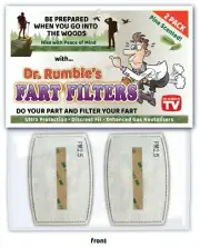 Hiking FART FILTER Joke Gag - Gear Pack Funny Birthday Gift CHERRY - AIR PM2.5