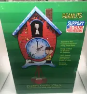 Cuckoo Clock Peanuts Plays Linus&Lucy Hourly New With Manual orig box
