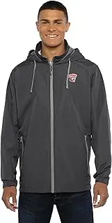 Vantage Apparel Men's Collegiate Premium Lightweight Packable Hooded Wind Jacket, Rochester Institute of Technology Tigers, Medium
