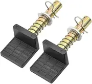Aymzbd 2Pcs Wheels Lift Stand Hooks for Paddock Stand Nonslip Repairing Tool Load Bearing 400kg Iron Easy to Use Stable Support Rack