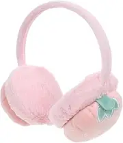 [HONMEET] 1Pc Children's earmuffs ear muffs winter women Unicorn Horn Earmuffs kids christmas Kids Ear Warmers strawberry protective ear cover Plush girl fluffy lip gloss