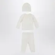 [Givenchy] Three-piece white cotton set 3 M White