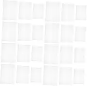 jojofuny 30pcs Plastic Book Covers A4 Hardcover Book Protectors Thickened 22k/16k Sleeves Waterproof Protective Covers Quick Install for