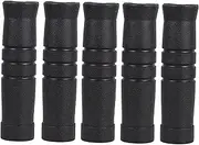 NOLITOY 5pcs Anti-Slip Handle Cover Handlebar Grips Kit Mountain Bike Handlebars Scooter Handlebars Handle Bar Grips Scooter Handle Grips Bike Parts Retro Bicycle Grips Black PVC