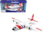 Model Kit Lockheed C-130 Hercules Transport Aircraft White and Red "United State