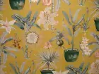 1.3 Metres iLiv Atrium Ochre Woven Cotton Fabric Cushion Curtain Upholstery