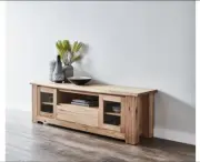 Apollo Bay 1900mm TV Unit - Solid Messmate Timber