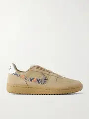 [Nike] Nike - Field General Snake-effect Leather And Suede Sneakers - Taupe - US11.5 US11.5 Brown