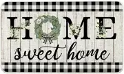 Home Sweet Home Doormat Indoor Outdoor Spring Welcome Magnolia Spring-white
