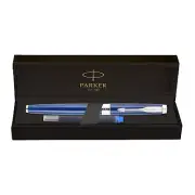 Awesome Parker Aster Matte Blue |Chrome Trim |Fountain Pen - Medium Nib