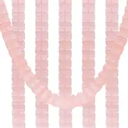 6Pcs 9.8ft Four-Leaf Paper Flower Garland Hanging Streamers, Coral