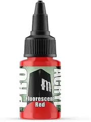 Monument Hobbies Pro Acryl Paint,Fluorescent Red, 22 ml