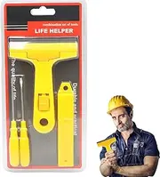 Scraper Set | Cleaning Scraper,Glass Scraper Oven Scraper Glass Stove Top Scraper Window Scraper with Screwdriver for Cleaning Floors