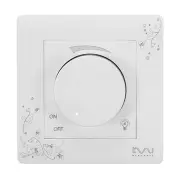 Wall Switch Light Dimmer Panel Ivory White
