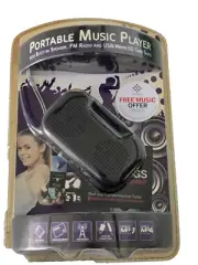 NAXA Portable Music Player w/ Built-In Speaker, FM Radio, USB & Micro SD Slots