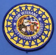 UAW VETERANS UNION UNITED AUTO WORKERS VINTAGE PATCH