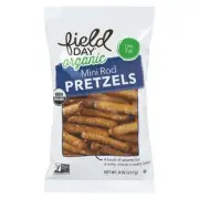 Organic Mini Rod Pretzels 8 Oz (Case of 16)