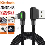 Mcdodo USB To Micro-USB 90° Fast Charging Cable Heavy Duty Data Sync Charger