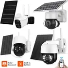 Solar Powered/Battery Wireless Outdoor Camera WiFi Home CCTV HD Security Camera