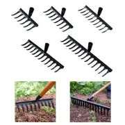 Garden Rake Head Multifunctional Leaf Rake for Leveling Mulch Backyard Yard