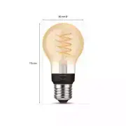 Philips Hue Filament Bulb A60, 9W, Indoor, with Wifi Technology, White