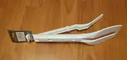 Emsa Grabber Spatula Tongs Flip & Grip White Locking Handle Kitchen Tool New Tag