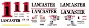 #1 Davey Allison Lancaster 1/64th HO Scale Slot Car Waterslide Decals