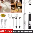 Kitchen Electric Milk Frother Drink Foamer Whisk Mixer Stirrer Coffee Egg Beater